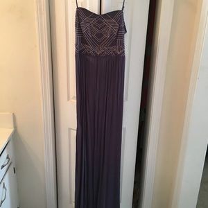Navy maxi dress